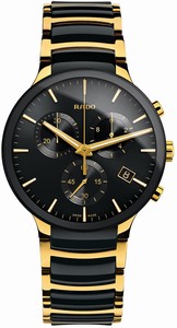 Rado Centrix Quartz Chronograph Date Stainless Steel and Ceramic Watch# R30134162 (Men Watch)