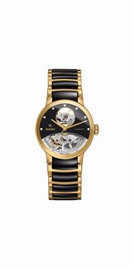 Rado Black Skeleton Dial Fixed Band Watch #R30246712 (Men Watch)