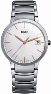 Rado Centrix Quartz Analog Date Stainless Steel Watch# R30927123 (Men Watch)