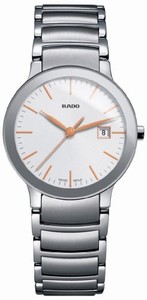 Rado Centrix Quartz Analog Date Stainless Steel Watch# R30928123 (Women Watch)