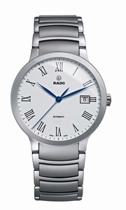 Rado Centrix Automatic Roman Date White Dial Stainless Steel Watch# R30939013 (Men Watch)