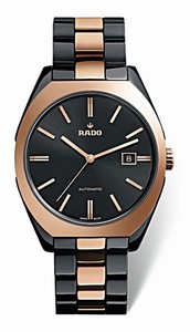 Rado Specchio Automatic Black Dial Ceramic Date Watch # R31560152 (Men Watch)