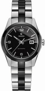 Rado Hyperchrome Automatic Black Dial Date Stainless Steel and Ceramic Watch# R32049152 (Women Watch)