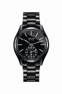 Rado Black Dial Fixed Black Ceramic Band Watch #R32114152 (Men Watch)