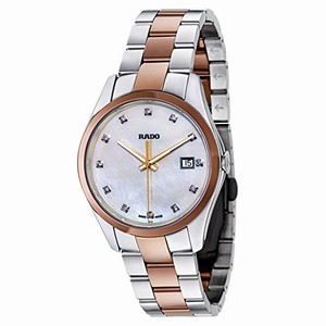 Rado White Mother-of-pearl Dial Stainless Steel Band Watch #R32184902 (Men Watch)