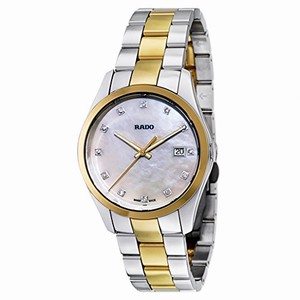 Rado White Mother-of-pearl Dial Stainless Steel Band Watch #R32188902 (Men Watch)