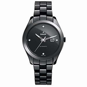 Rado Hyperchrome Automatic Black Diamond Dial Date Black Ceramic Watch# R32260702 (Women Watch)