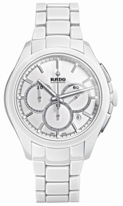 Rado Hyperchrome Automatic Chronograph Date White Ceramic Watch# R32274012 (Men Watch)