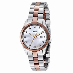 Rado White Dial Stainless Steel Band Watch #R32976902 (Women Watch)