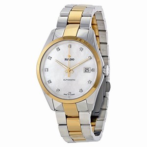 Rado Mother Of Pearl Dial Fixed Gold-tone Band Watch #R32979902 (Women Watch)