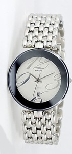 Rado Florence Quartz White Dial Stainless Steel Watch# R48742143 (Men Watch)