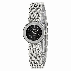 Rado Florence Quartz Black Dial Stainless Steel Watch# R48744193 (Women Watch)
