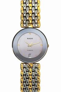 Rado Quartz Analog Date Two Tone Stainless Steel Watch # R48793103 (Men Watch)