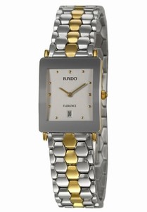 Rado Florence Quartz Two Tone Stainless Steel 24mm Watch# R48840113 (Women Watch)
