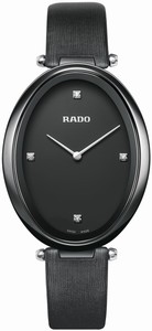 Rado Esenza Quartz Diamond Dial Black Fabric Watch# R53093715 (Women Watch)