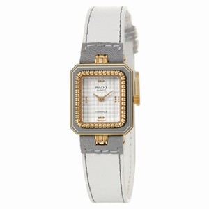Rado Florence Quartz White Dial White Leather Watch# R84459015 (Women Watch)