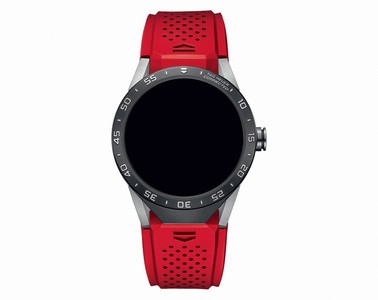 TAG Heuer Connected Titanium Case Red Rubber Watch# SAR8A80.FT6057 (Men Watch)