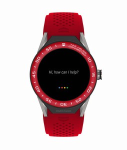 TAG Heuer Connected Modular 45 Smartwatch Red Aluminium Bezel Red Rubber # SBF8A8015.11FT6080 (Men Watch)