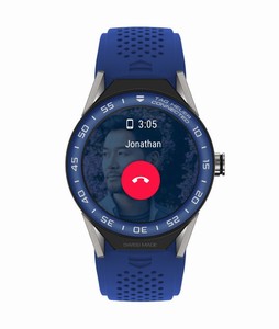 TAG Heuer Connected Modular 45 Smartwatch Blue Rubber # SBF8A8019.11FT6118 (Men Watch)