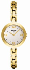 Tissot Quartz Gold Tone Flamingo Watch #T003.209.33.037.00 (Women Watch)