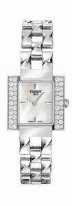 Tissot T-Trend T- Twist Quartz Analog Square Watch# T004.309.11.110.01 (Women Watch)