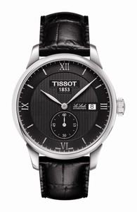 Tissot T-Classic Le Locle Automatic Small Second Date Black Leather Watch# T006.428.16.058.01 (Men Watch)