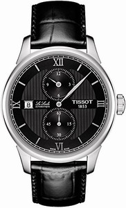 Tissot Black Dial Leather Band Watch #T006.428.16.058.02 (Men Watch)