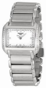 Tissot Quartz Diamonds Stainless Steel T-Wave Watch #T023.309.11.031.01 (Women Watch)