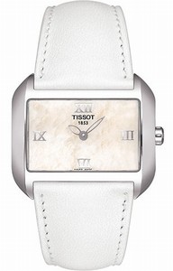 Tissot Quartz Mother Of Pearl T-Wave Watch #T023.309.16.113.00 (Women Watch)