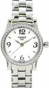 TISSOT Stylist-T Quartz Mother of Pearl Dial Stainless Steel Watch# T028.210.11.117.00 (Women Watch)