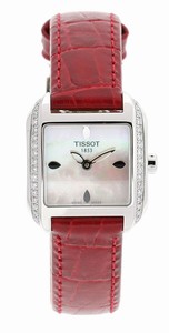 Tissot Quartz Mother Of Pearl T-Wave Watch #T02.1.365.71 (Women Watch)