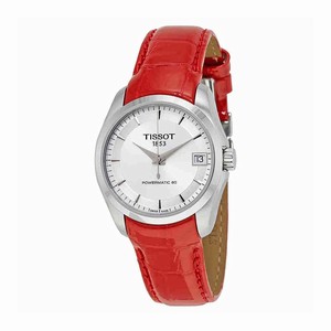 Tissot Couturier Powermatic 80 Red Leather Watch # T035.207.16.031.01 (Women Watch)