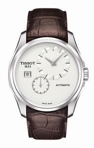 Tissot T-Trend Couturier Automatic Analog Date Brown Leather Watch# T035.428.16.031.00 (Men Watch)