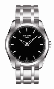 Tissot T-Trend Couturier Quartz Analog Stainless Steel Black Watch# T035.446.11.051.00 (Men Watch)