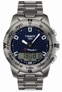 Tissot T-Touch Quartz Titanium Analog Digital Multifunction Watch # T047.420.44.041.00 (Men Watch)