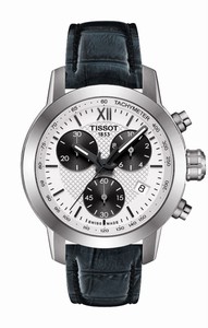 Tissot PRC 200 Quartz Chronograph Date Black Leather Watch# T055.217.16.038.00 (Women Watch)