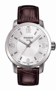Tissot PRC 200 Quartz Analog Brown Leather Date Watch# T055.410.16.017.01 (Men Watch)
