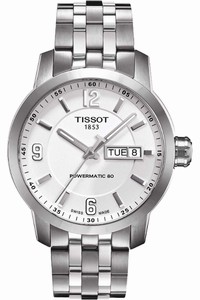 Tissot T-Sport PRC200 Automatic Day Date Powermatic 80 Stainless Steel Watch# T055.430.11.017.00 (Men Watch)