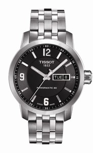 Tissot T-Sport PRC200 Automatic Day Date Powermatic 80 Stainless Steel Watch# T055.430.11.057.00 (Men Watch)