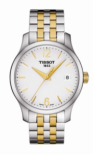 Tissot T-Classic Tradition Quartz Date Two Tone Stainless Steel Watch# T063.210.22.037.00 (Women Watch)