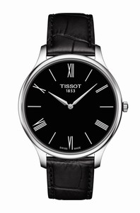 Tissot Quartz Analog Ultra Thin Black Leather Watch # T063.409.16.058.00 (Men Watch)