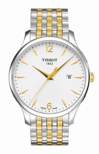 Tissot T-Classics Tradition Quartz Date Two Tone Stainless Steel Watch# T063.610.22.037.00 (Men Watch)