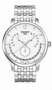 Tissot T-Classic Tradition Quartz Perpetual Calendar Stainless Steel Watch# T063.637.11.037.00 (Men Watch)
