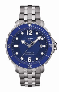 Tissot T-Sport Seastar 1000 Automatic Powermatic 80 Date Stainless Steel Watch# T066.407.11.047.02 (Men Watch)