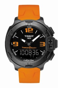 Tissot T-Race Touch Quartz Orange Silicone Watch# T081.420.97.057.02 (Men Watch)