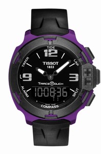 Tissot T-Race Touch Quartz Analog and Digital Aluminium Case Black Silicone Watch# T081.420.97.057.05 (Men Watch)