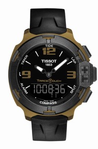 Tissot T-Race Touch Quartz Analog and Digital Aluminium Case Black Silicone Watch# T081.420.97.057.06 (Men Watch)