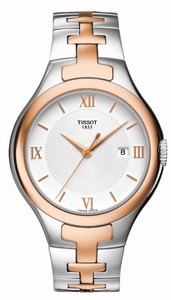 Tissot Quartz Steel Two Tone T-Trend Watch #T082.210.22.038.00 (Women Watch)