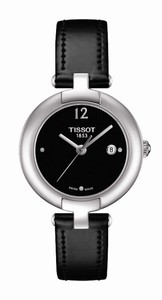 Tissot T-Trend Pinky by Tissot Quartz Analog Date Black Leather Watch# T084.210.16.057.00 (Women Watch)