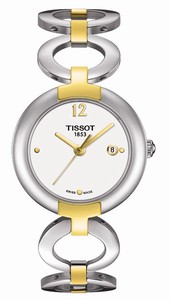 Tissot Carson Quartz Date Two Tone Pinky Series Watch # T084.210.22.017.00 (Women Watch)